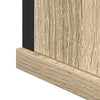 Baderomsinnredningssett med hylle 3 pcs Brun 60 x 30 x 60 cm