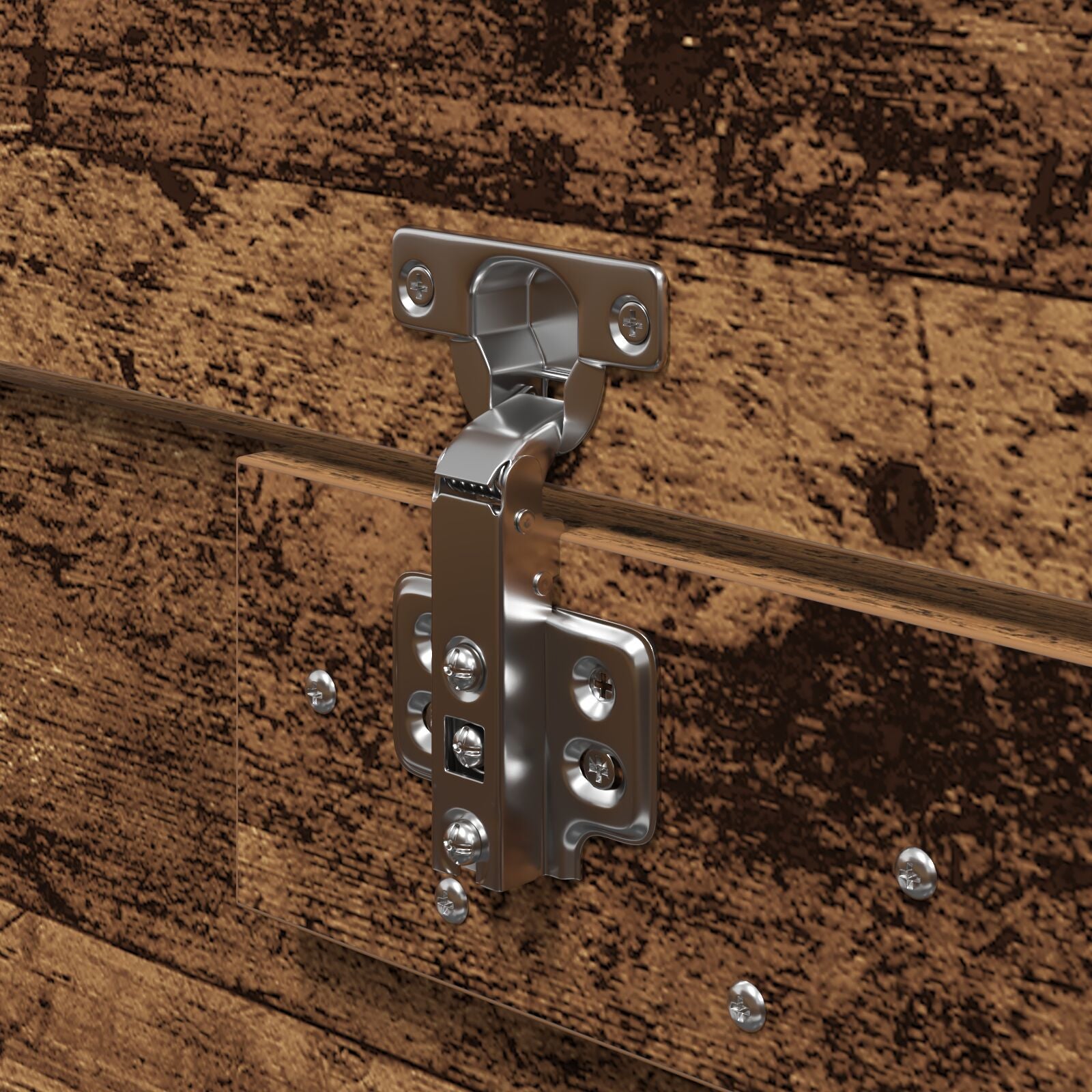 Seng med lagring Gamle tre 150 x 200 cm Konstruert tre