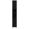 Bademøbelsett 3 pcs Svart Eik 30 x 30 x 190 cm Konstruert tre