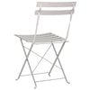 Hage Folding Stol Folding 2 pcs Beige 42 x 46 x 82cm Stål