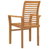 Stabelbar Hagemøbel Brun 62,5 x 54,5 x 95,5 cm Heltre teak