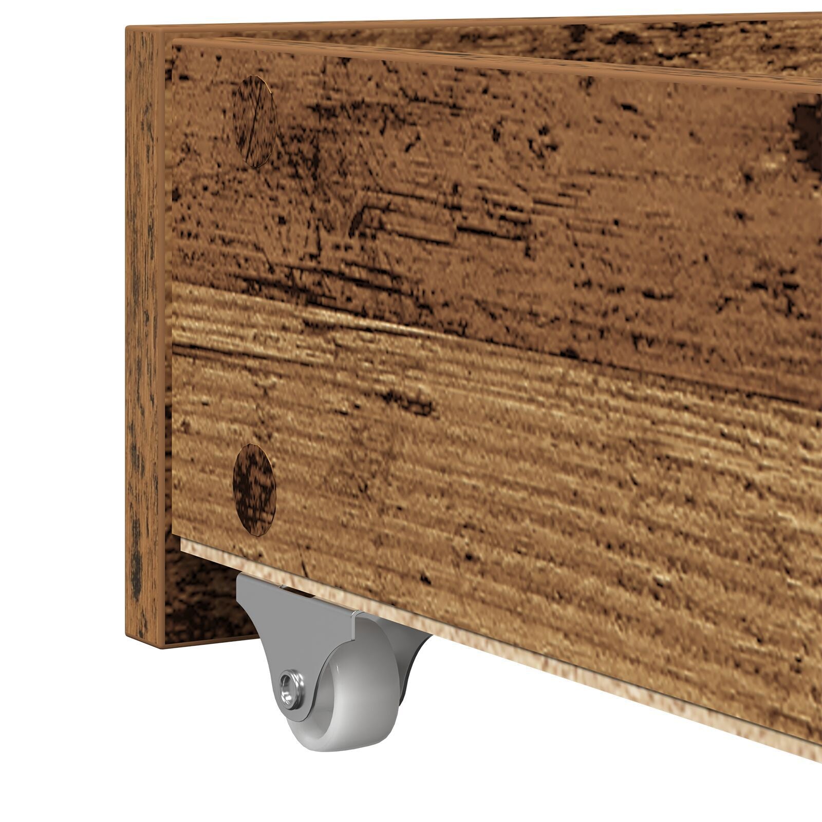 Seng med hodegjerde Gamle tre 100 x 200 cm Konstruert tre