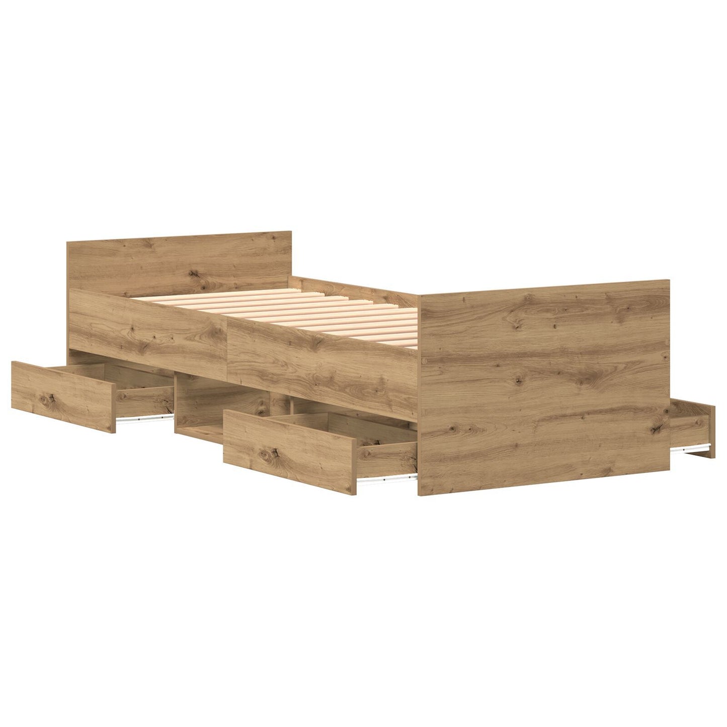 Sengestamme Artisan Eik 193 x 78 x 50 cm Konstruert tre