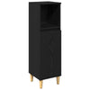 Baderomsinnredningssett med lagring 3 pcs Svart 60 x 30 x 60 cm