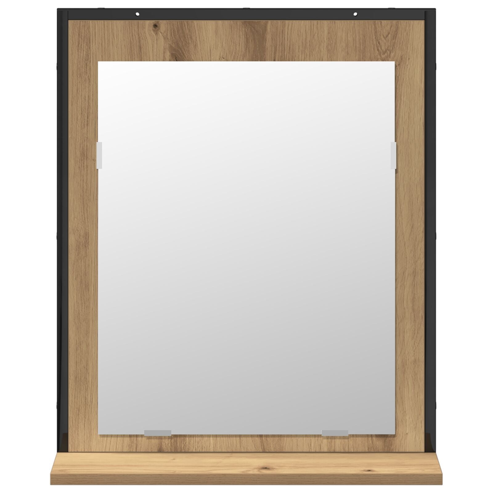 Baderomsinnredningssett med lagring 2 pcs Brun 80 x 33 x 60 cm