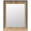 Baderomsinnredningssett med lagring 2 pcs Brun 80 x 33 x 60 cm