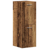 Baderoms møbelsett Veggmontert 4 pcs Gamle tre 30 x 30 x 130 cm