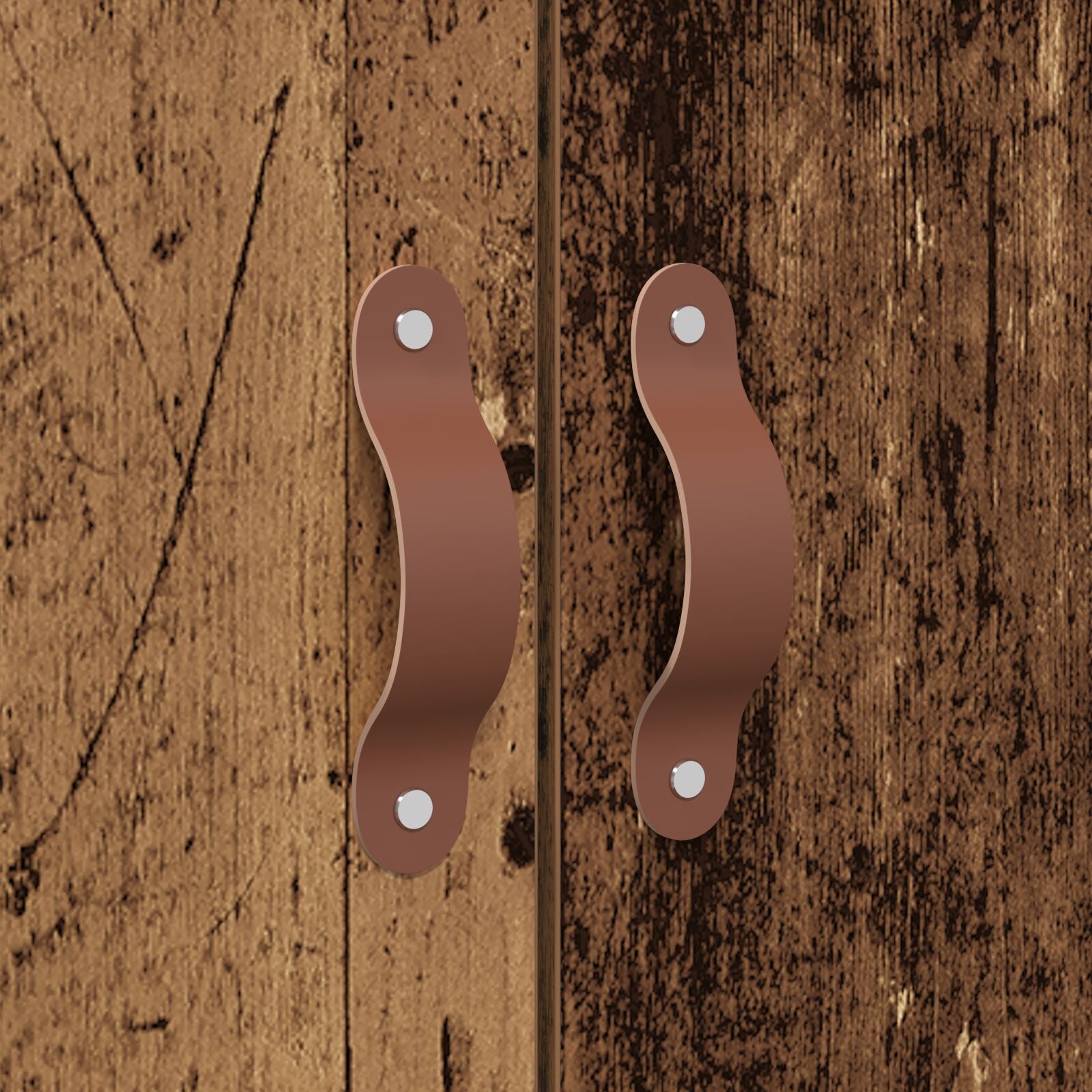 Seng med lagring Gamle tre 150 x 200 cm Konstruert tre