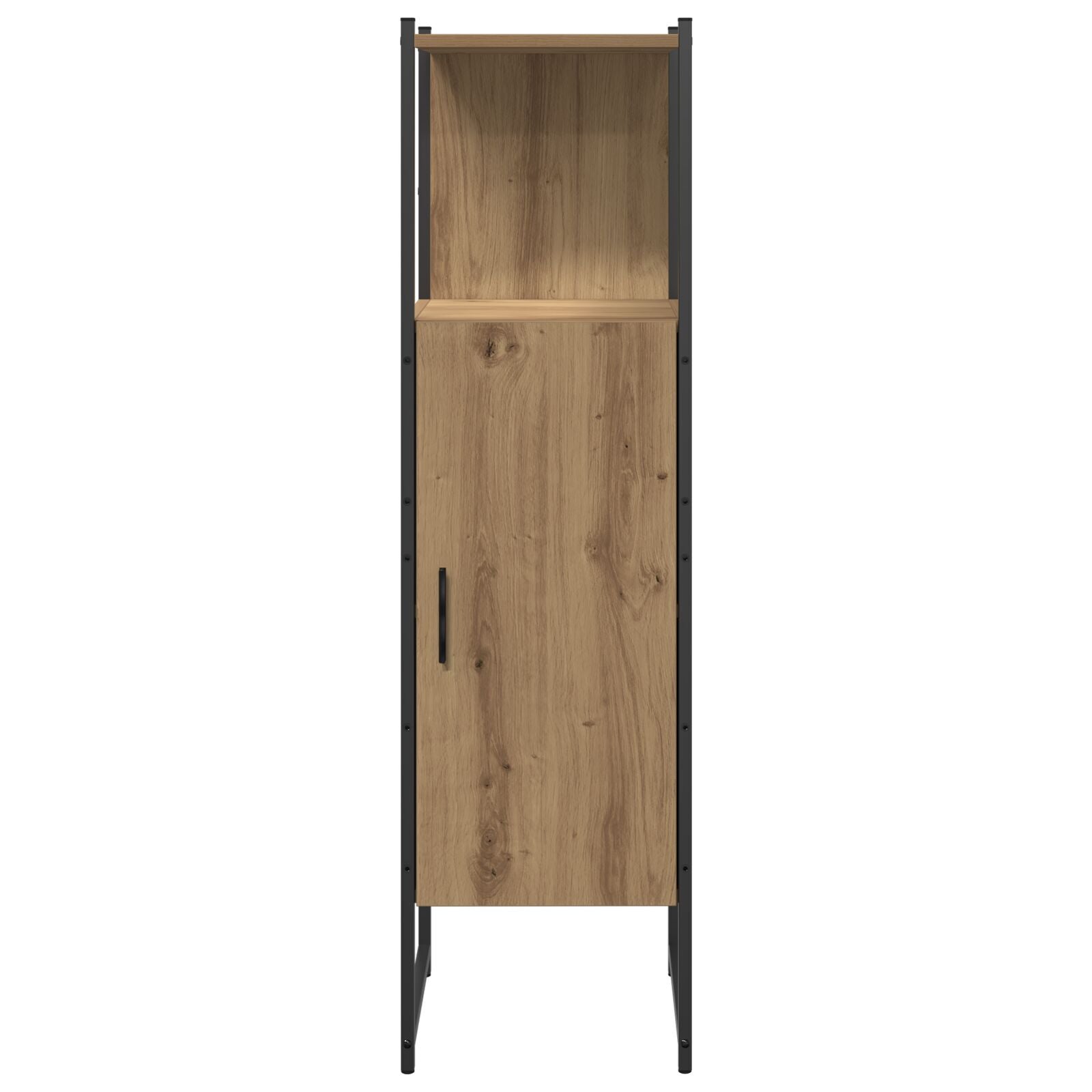 Baderomsinnredningssett med dør 3 pcs Brun 33 x 33 x 102.5 cm