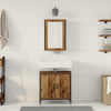 Baderomsinnredningssett med lagring 2 pcs Brun 60 x 30 x 60 cm