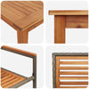 Hage Spisegruppe 7 pcs Grå Poly rattan