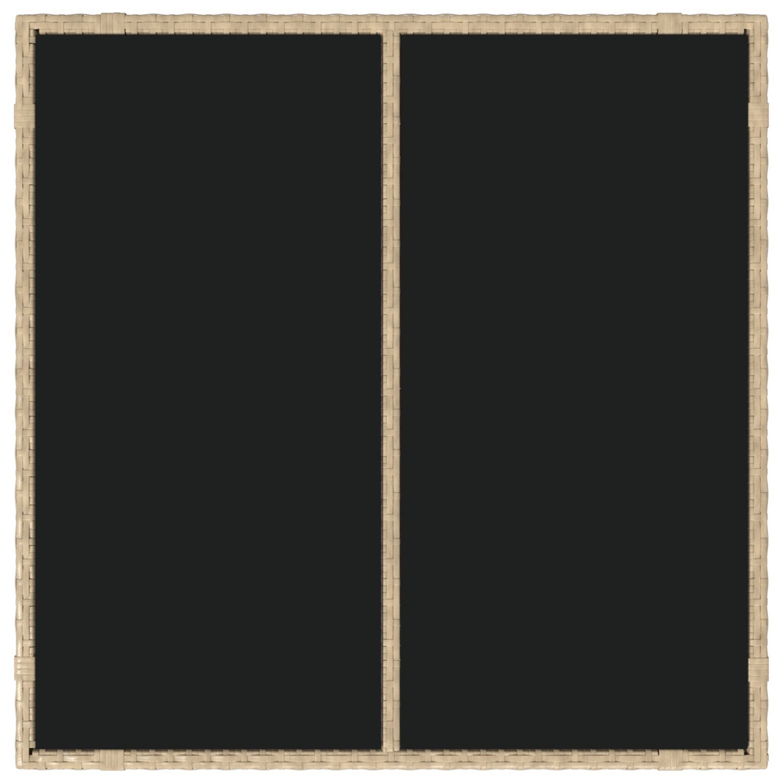 Hage Spisegruppe 3 pcs Beige 90 x 90 x 75 cm polyrotting