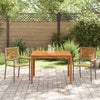 Hage Spisegruppe 3 pcs Grå Poly rattan