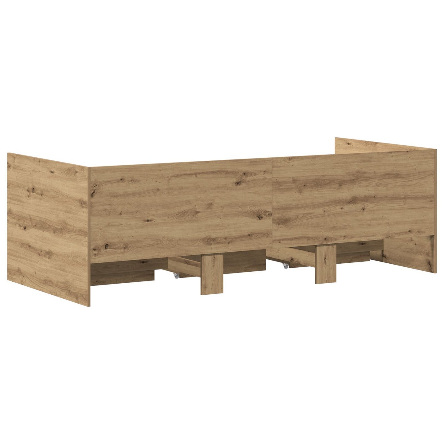 Seng med skuff Artisan Eik 90 x 200 cm Konstruert tre