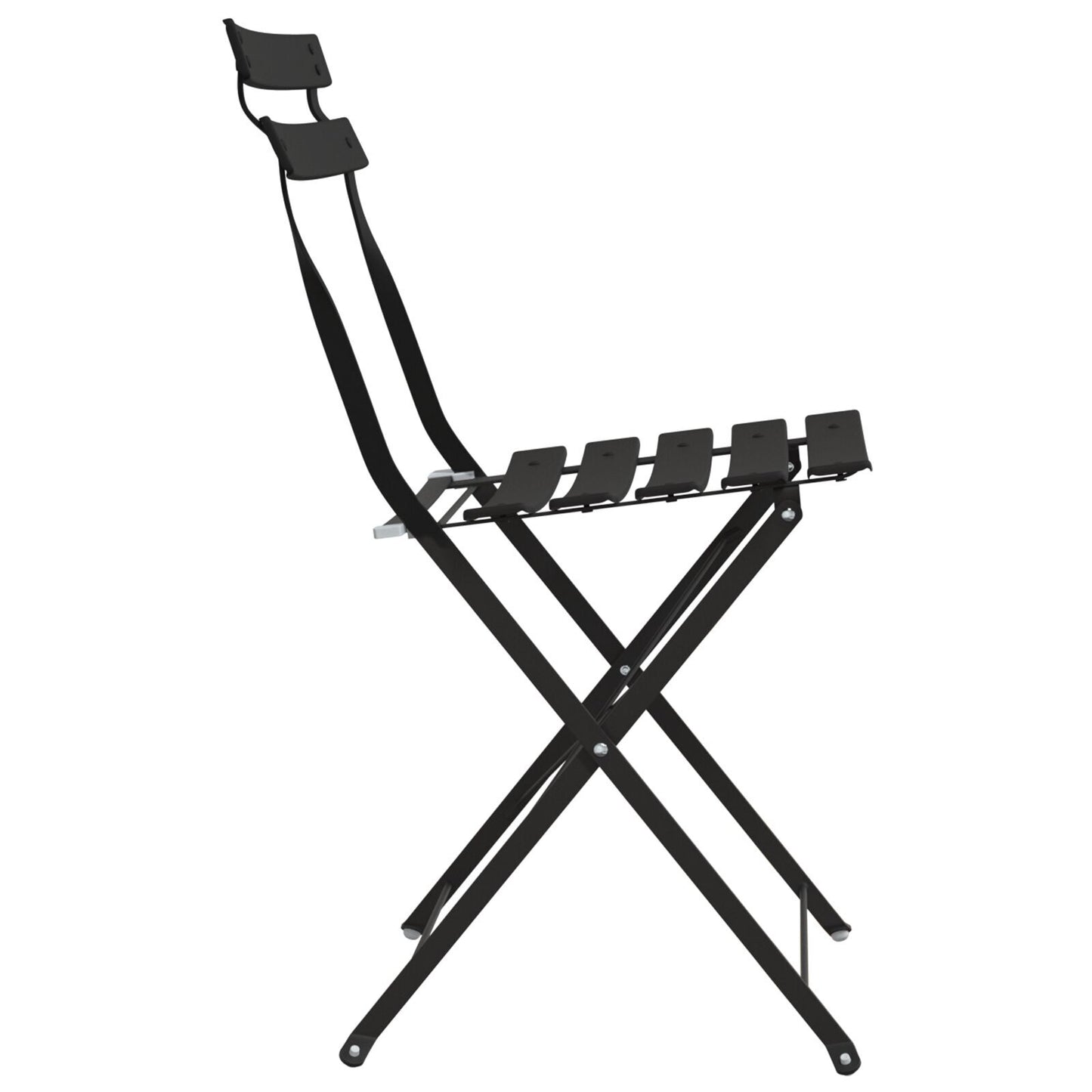Hage Folding Stol 2 pcs Antrasitt 42 x 46 x 82cm Metall