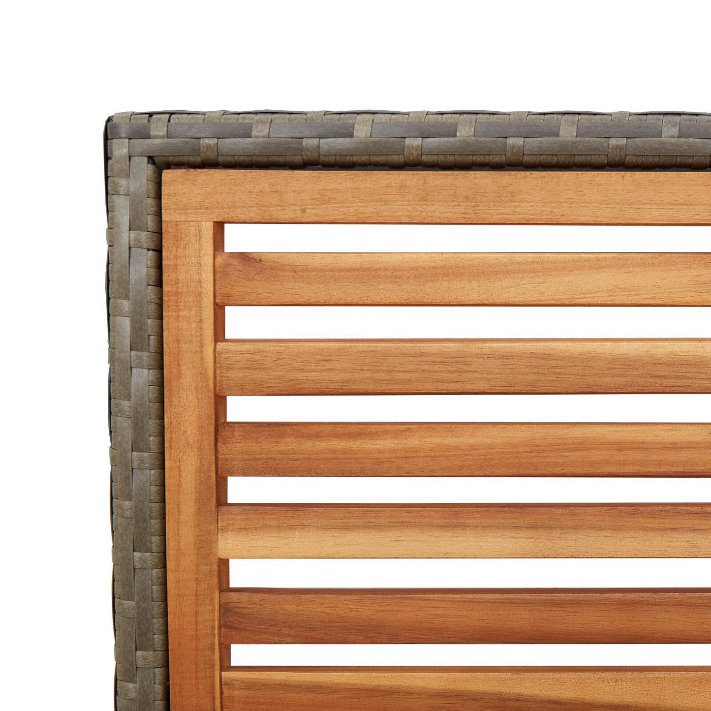 Hage stabelstoler 2 pcs Brun og Grå 54 x 56 x 90 cm