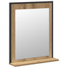 Baderomsinnredningssett med lagring 2 pcs Brun 80 x 33 x 60 cm