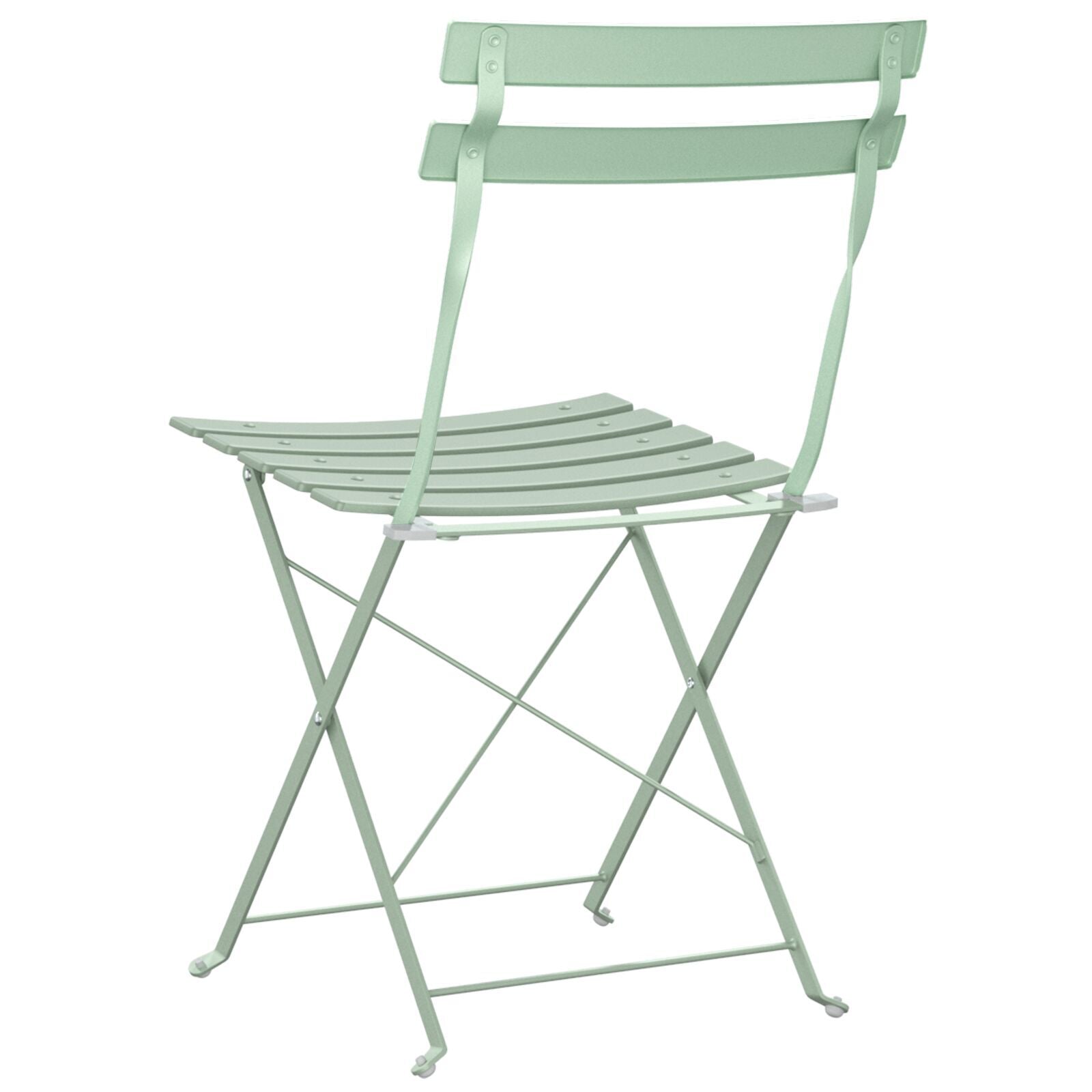 Hage Folding Stol Folding 2 pcs grønn 42 x 46 x 82cm Stål