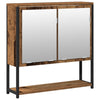 Baderomsinnredningssett med lagring 2 pcs Brun 60 x 30 x 60 cm
