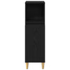 Baderomsinnredningssett med lagring 3 pcs Svart 60 x 30 x 60 cm