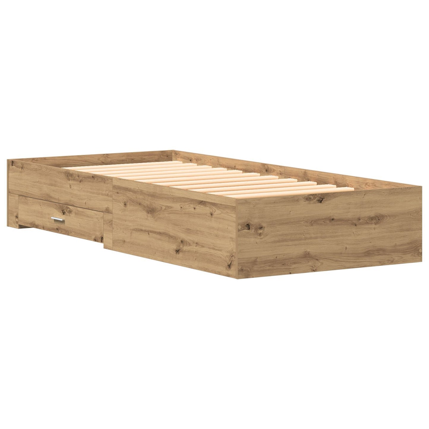 Sengestamme med skuff Artisan Eik 100 x 200 cm Konstruert tre
