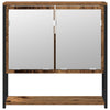 Baderomsinnredningssett med lagring 2 pcs Brun 60 x 30 x 60 cm