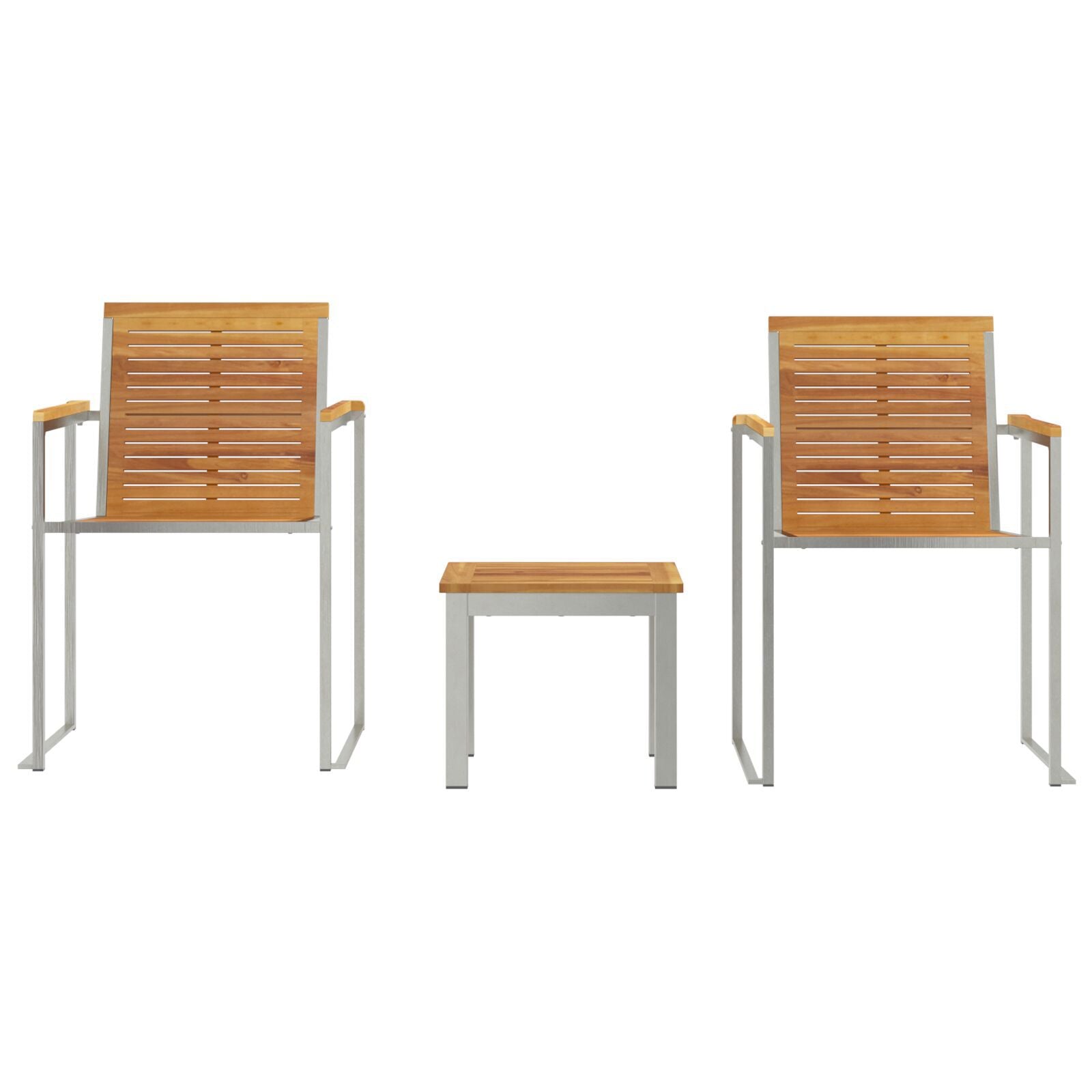Solstol 3-person 3 pcs Brun 200 x 60 x 88cm Massivt teaktre