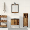Baderomsinnredningssett med lagring 2 pcs Brun 60 x 33 x 60 cm