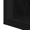 Baderomsinnredningssett med lagring 2 pcs Svart 60 x 33 x 60 cm