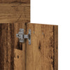 Baderoms møbelsett Veggmontert 4 pcs Gamle tre 30 x 30 x 130 cm