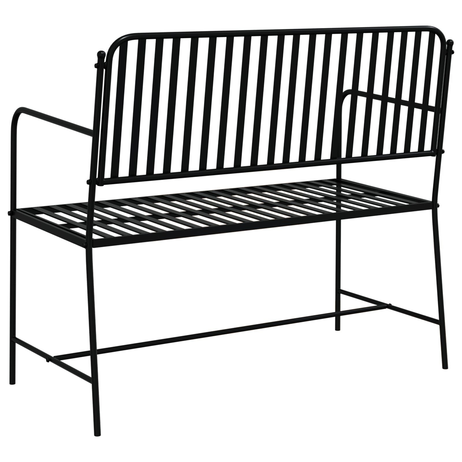 Hagebenk Svart 104 x 54 x 93 cm Stål