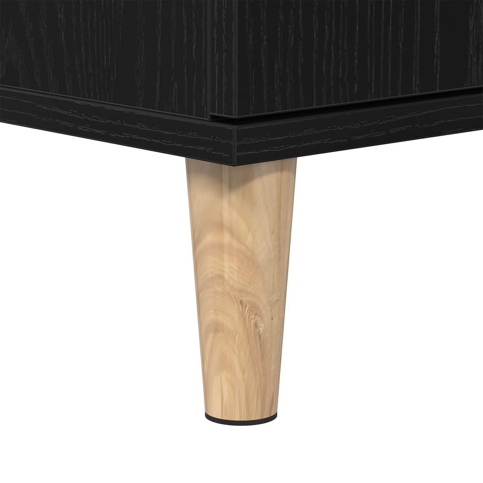 Baderomsinnredningssett med skuff 3 pcs Svart 30 x 30 x 180 cm