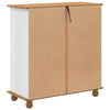Skap med skuffer Hvit 91 x 40 x 95.5 cm Massivt furutre