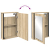 Baderomsinnredningssett med hylle 2 pcs Brun 60 x 30 x 60 cm