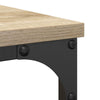 Baderomsinnredningssett med hylle 2 pcs Brun 60 x 30 x 60 cm