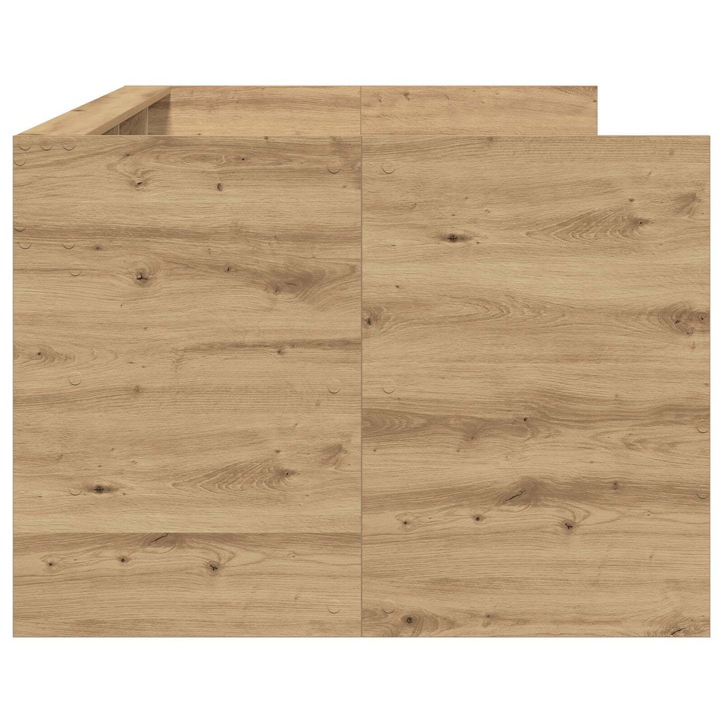 Seng med skuff med hylle Artisan Eik 90 x 190 cm Konstruert tre