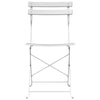 Hage Folding Stol Folding 2 pcs Hvit 42 x 46 x 82cm Stål
