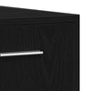 Baderomsmøbler Veggmontert 3 pcs Svart Eik 30 x 30 x 183.5 cm