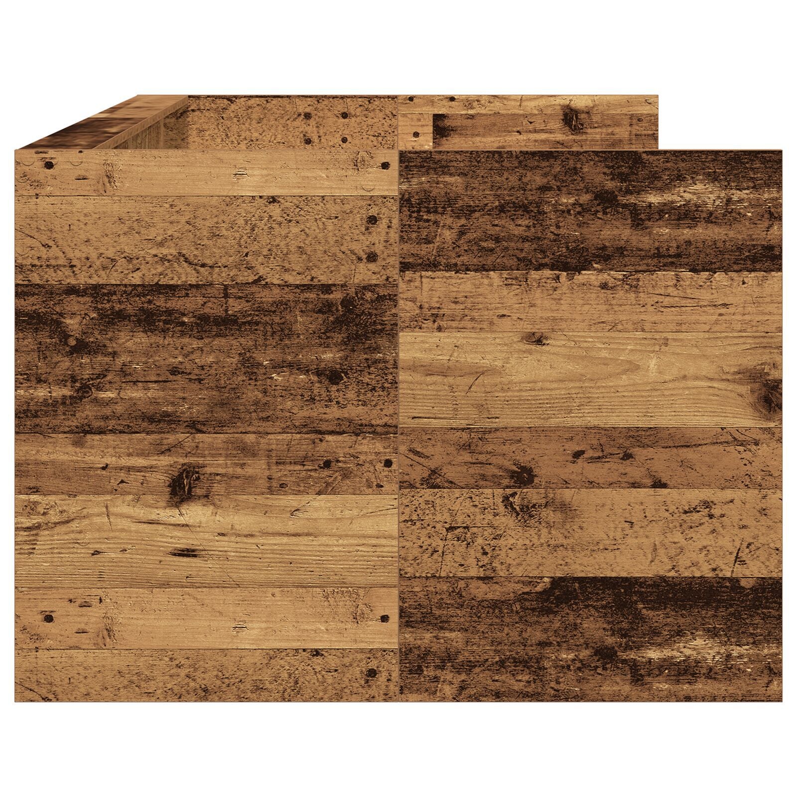 Seng med hodegjerde Gamle tre 100 x 200 cm Konstruert tre