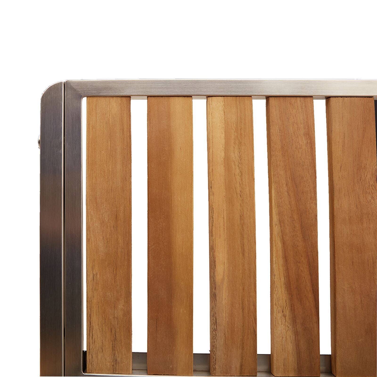 Hage Stol 2 pcs Brun 56 x 54.5 x 87cm Massivt akasietre