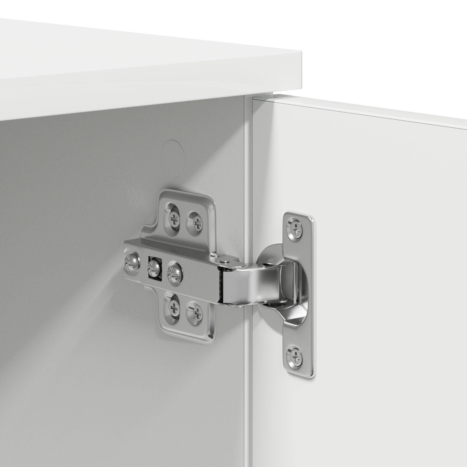 Sengestamme med skuff Hvit 100 x 200 cm Konstruert tre