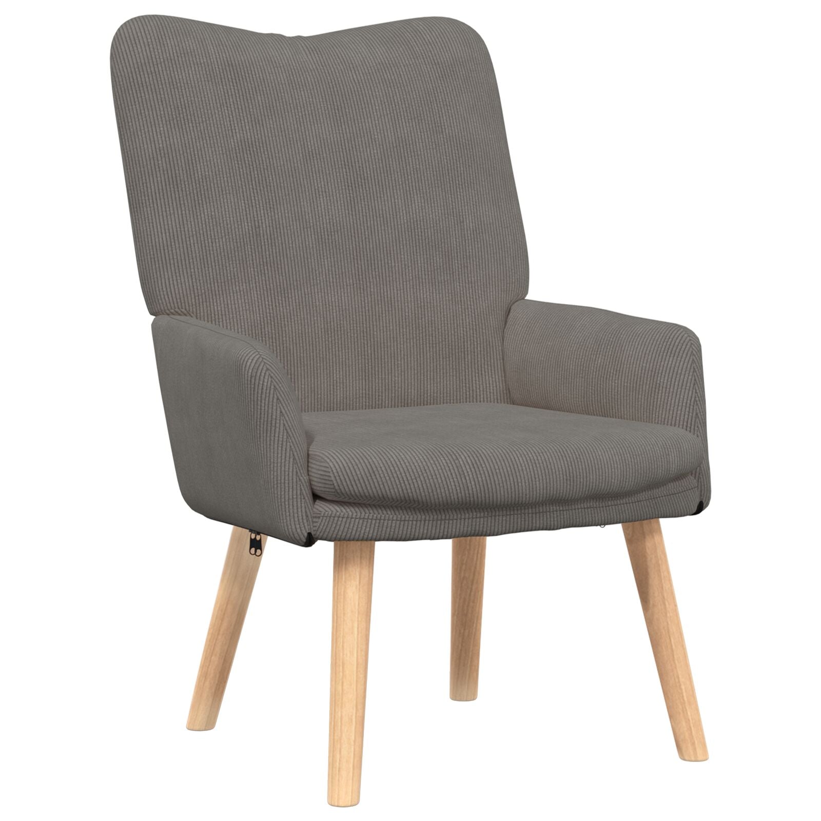 Avslappende stol Lysegrå 63 x 67 x 94 cm stoff