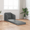 Sofa Seng 2-i-1 Mørkegrå 65x80x83 cm Stoff