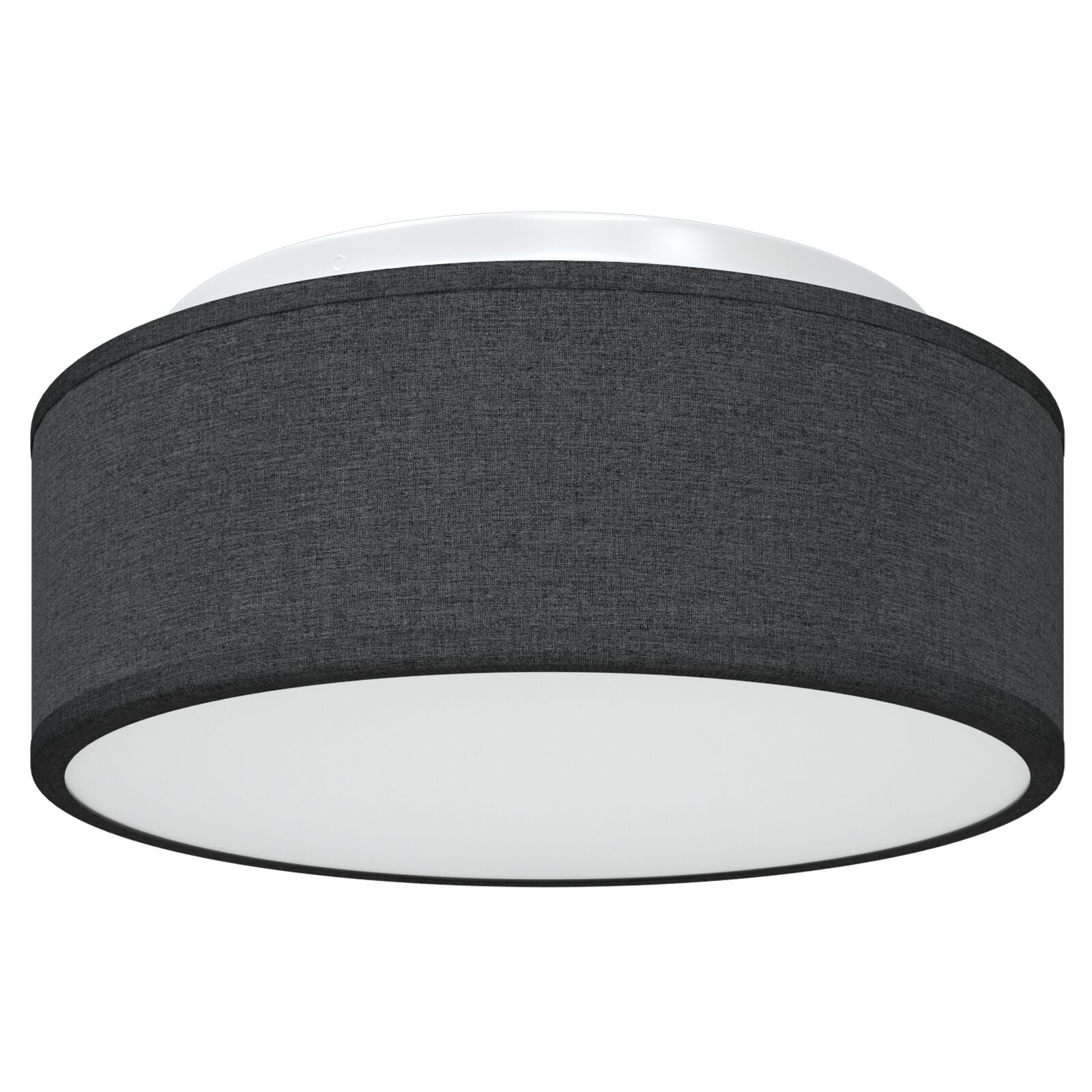 Taklampe Svart 30 x 13.5 cm stoff