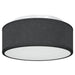 Taklampe med søkelys Svart 30 x 30 x 13,5 cm stoff