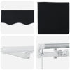 Innvendbar Markise med Svart 300 x 250 cm stoff