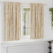 Fløyel Gardiner med gardiner 2 pcs Krem 175 x 140 cm Fløyel