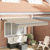 Markise Beige 3 x 2,5 m Polyester og metall