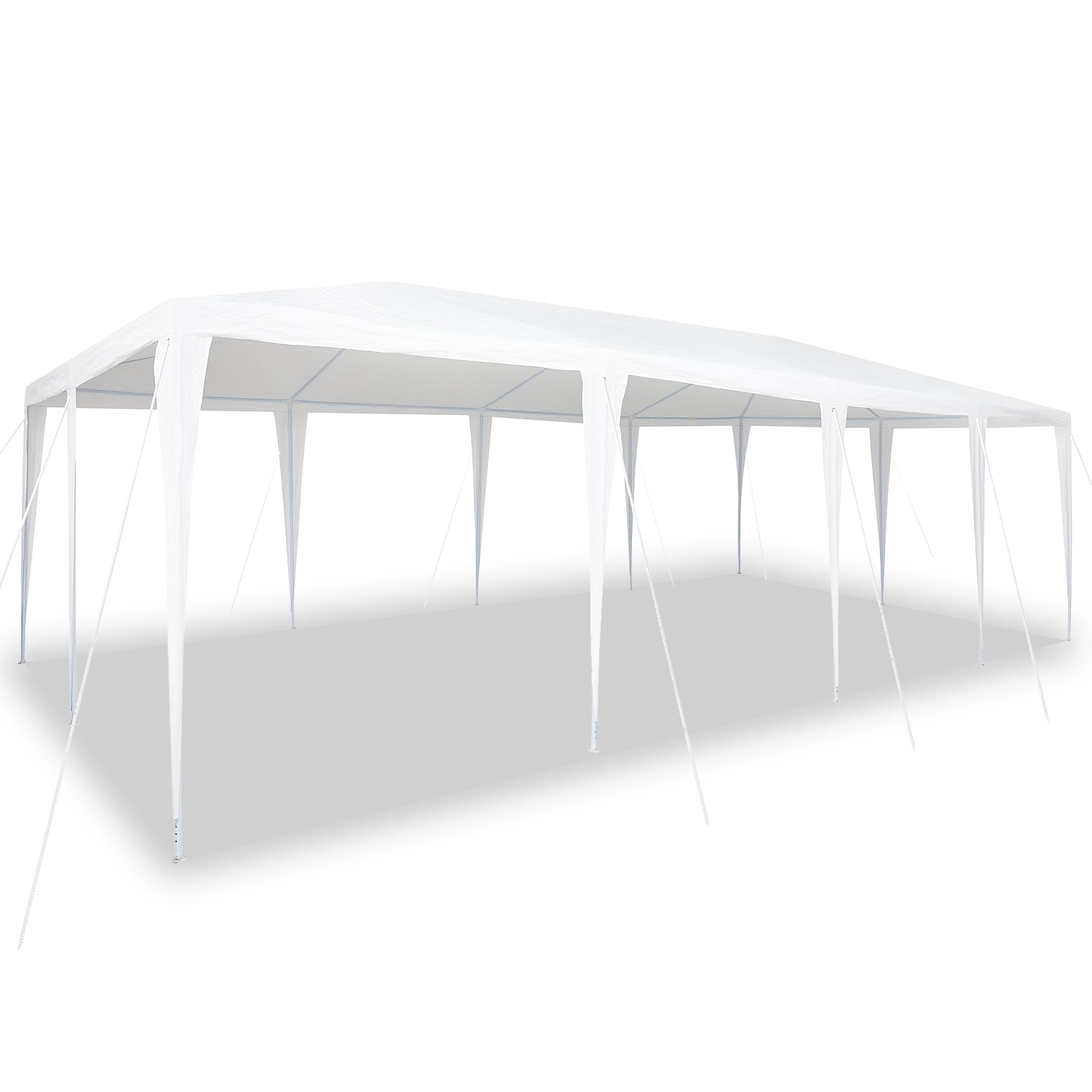Partytelt Hvit 800 x 400 x 266 cm Polyester og stål