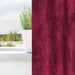 Fløyel Gardiner med gardiner 2 pcs Vinrød 260 x 140 cm Fløyel